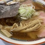 拉麺 ケンタ - 朝ラーセットのラーメン。太麺です。