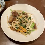 厨房子だぬき - レバニラ炒め780円