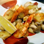 ふぶき - 【2014年12月】「ガーリックシュリンプ」390円也。