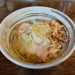 手打ち麺 やす田 - 焼豚丼小