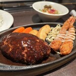 キッチン ベルキッド - ハンバーグステーキ&エビフライ
