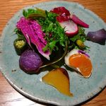 ラ・ボンヌターブル - サラダをとりわけ★2014/11