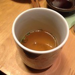 本町 轟 - 〆に提供される鶏ガラスープ