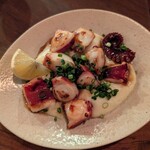 PEZ - マダコのソテー　赤ワインソース