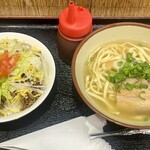 天龍 - そばタコセット