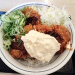かつや - 料理写真:「ねぎタルチキンカツ丼」ご飯小盛