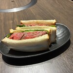 焼肉KAJIYA - ローストビーフサンド