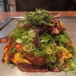 広島お好み焼 こてじゅう - こてじゅう焼き（1680円）