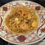 洋麺屋 五右衛門 - たっぷり海老とモッツァレラチーズのトマトクリーム