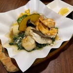 ロイヤルホスト - 真鯛･海老･帆立のあつあつグリル  ¥1,880(税抜)