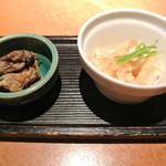 酒とそば まるき - ２０１４年１２月６日のお通し