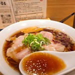 中華そば 雷杏 - 【熟成醤油の生姜中華そば】