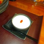 担担麺や 天秤 - 杏仁豆腐