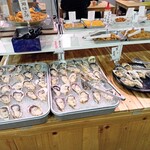 漁港食堂 - 牡蠣コーナー