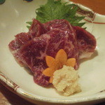 うなぎの魚伊 - 馬刺し１４５０円