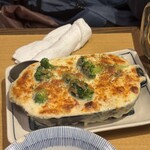 大金星総本店 - 海老とブロッコリーのグラタン