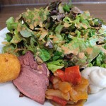 フェリチタ - Cコース サラダ前菜の盛り合わせ