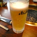 焼肉五苑 - １９０円生ビール