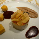 ロオジエ - 真鯛のポワレ　マロンのピューレとバニラ風味のジュ