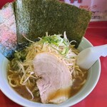 おーくら家 - 味付きネギラーメン、海苔増し