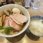 麺堂イズム - 特製らーめん、大盛、半ライス