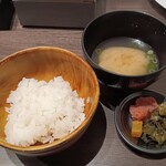グランヴィリオホテル - ご飯・味噌汁