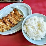 ラーメン山岡家 - 土日祝日限定 特製餃子とライス