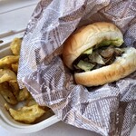 バーガーと牛丼の店 淡be- - 淡路牛バーガー(特製醤油)