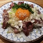 もつ焼き 煮込み 楓 - 塩レバ刺し