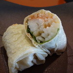 わらび野 - カニ身の湯葉巻き