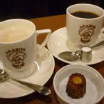 アラビヤコーヒー - ｶﾌｪｵﾚと珈琲、ｶﾇﾚ