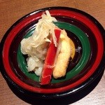 ひのと - H26.12.05 お通し「南蛮漬け」