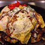 鉄板や 上方御堂 - モダン焼