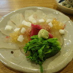 むろまち 加地 - 鯛（鰹ジュレ、とびこ）