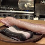 くずし 之助 - 実際に見せてくださったフグと鰻