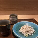 くずし 之助 - ・フォアグラソースでいただく蕎麦