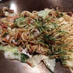 お好み焼 きじ - 海鮮そば　1200円