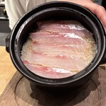 くずし 之助 - ・熟成鯛の土鍋ご飯