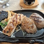 ビッグボーイ - 料理写真:大俵ハンバーグ＆グリルチキン