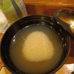 末広鮨 - 蜆のお味噌汁。