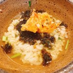 天ぷら たけうち - お茶漬け