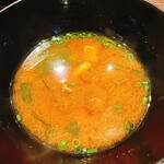 天ぷら たけうち - 味噌汁