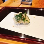 天ぷら たけうち - 糸島のスティックブロッコリー