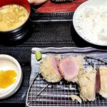 とんかつ六角箸 - ヒレかつ定食（並）