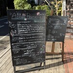 青いナポリ - 入口の看板