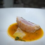 Refugeforestiere 五島 - 赤ハタ（長崎）のロースト、下仁田葱、ブイヤベースの原点のソース