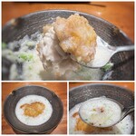 Refugeforestiere 五島 - 白子様はクリーミーでフリット衣はサクサク、単体だけでなく里芋のスープやパスタなどがよく合い2度美味しい。♪ リゾー二は米粒の形をしていて、スープやブロッコリーと頂くとリゾット風にも愉しめますね。