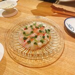 氵 - 鯛のカルパッチョ　ニラ醤油