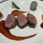 シェ・モリヤ - 肉料理　鴨肉のロースト