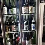 うなぎ割烹山田 - 日本酒のラインナップ